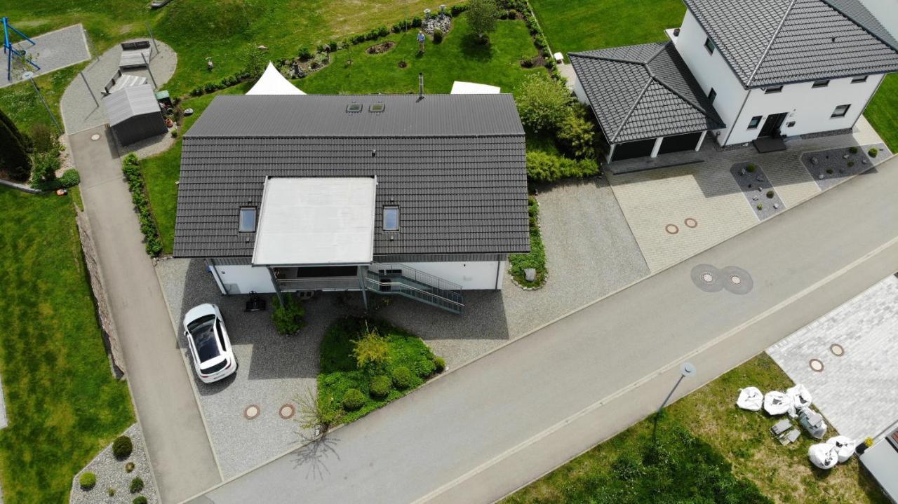 Gemuetliche Ferienwohnung Mit Panoramablick Muttensweiler Ngoại thất bức ảnh
