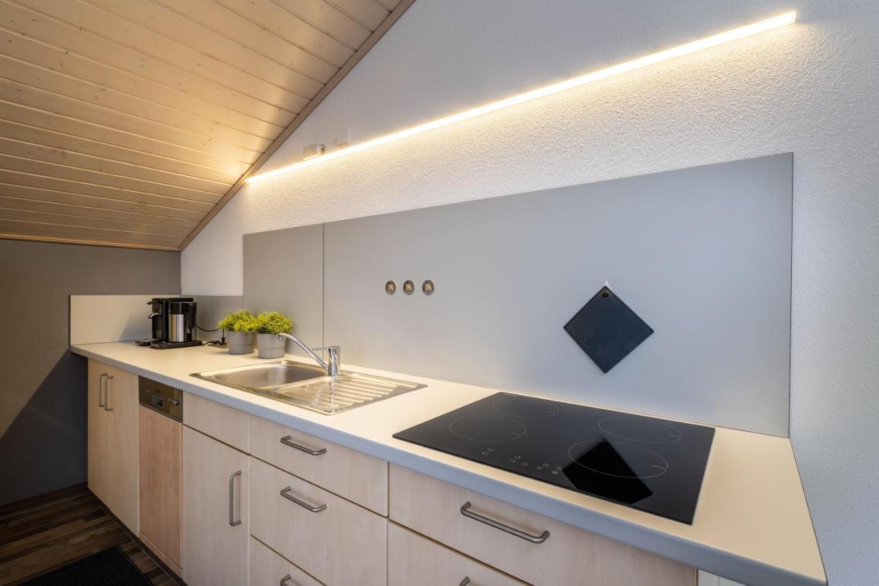 Gemuetliche Ferienwohnung Mit Panoramablick Muttensweiler Ngoại thất bức ảnh
